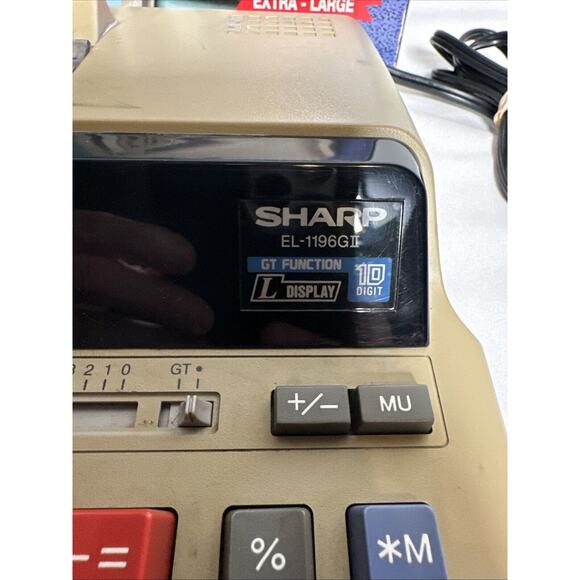 Canon Printing Calculator P120-DH Business 2 Color Print. Works Great! - Picture 4 of 9